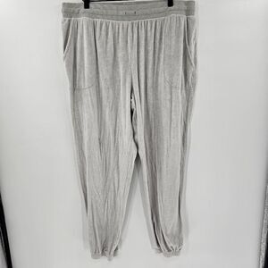 Secret treasures jogger velvet xl gray silver pajama comfy